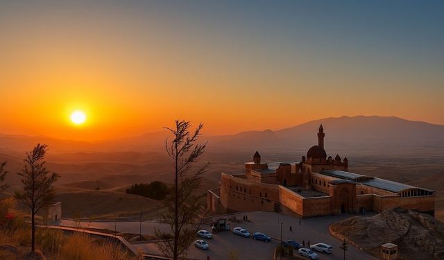 İshak Paşa Sarayı’nda gün batımı büyüledi