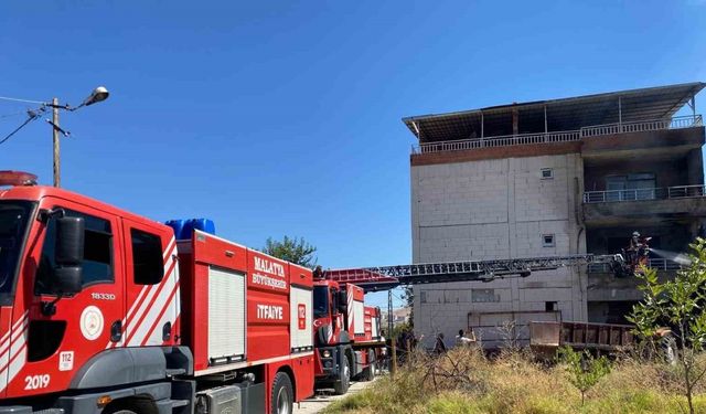 Malatya’da ev yangını korkuttu