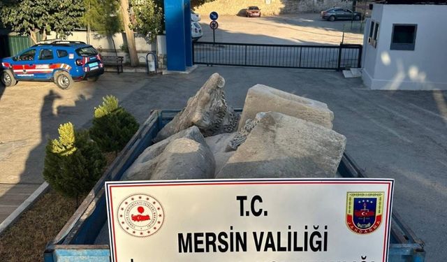 Mersin’de Bizans dönemine ait 7 parça eser ele geçirildi: 2 gözaltı