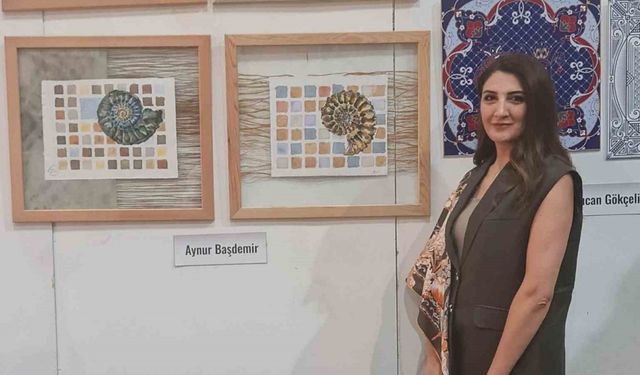 Mersinli sanatçının ’doğadan sanata’ çalışması büyük ilgi gördü
