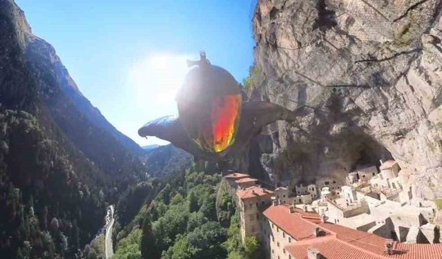 Sümela’ya yarasa uçuşu