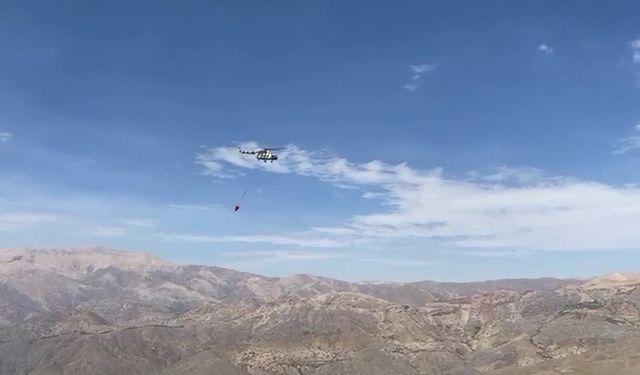 Yangın kontrol altına alınarak söndürüldü: 6 helikopterle müdahale edildi