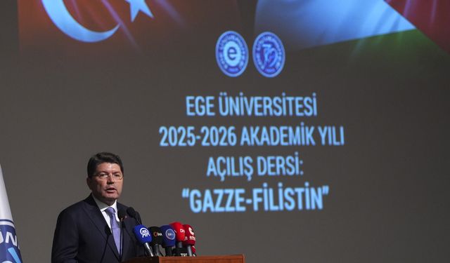 Adalet Bakanı Tunç, Ege Üniversitesi Akademik Yıl Açılış Töreni'nde konuştu: