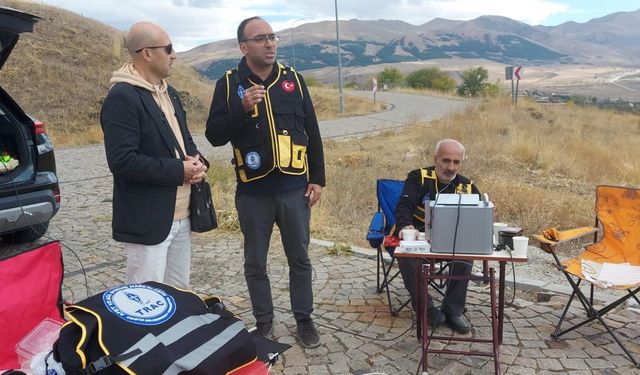 Erzurum'un tarih kokan tabyalarından 30 ülkeye telsizle bağlantı kuruldu