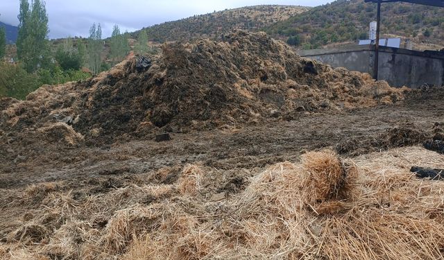 Konya'da samanlık yangınına müdahale eden baba ve oğlu yaralandı