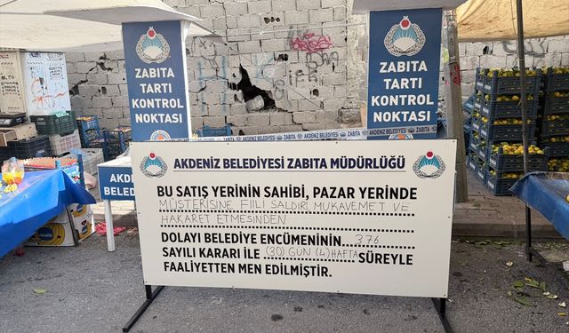 Mersin'de müşterisine saldıran pazarcıya 35 bin 416 lira ceza kesildi