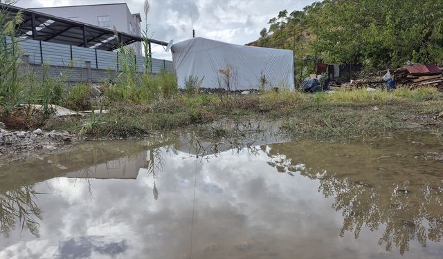 Muğla'da çadırı su basan aileler otele yerleştirildi
