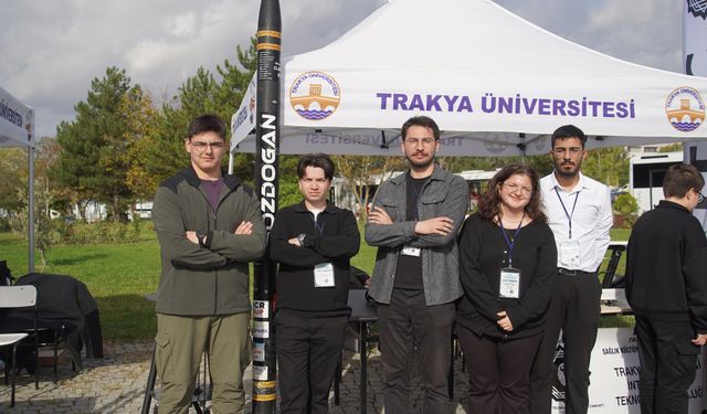 Trakya Roket Takımı, 'Bozdoğan' roketini daha yüksek irtifaya çıkarmayı hedefliyor