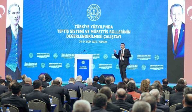 Bakan Tekin: "Eğitim kalitesinin sürekli iyileştirilmesine imkan veren bir teftiş sisteminin yapılandırılmasını kıymetli buluyoruz"