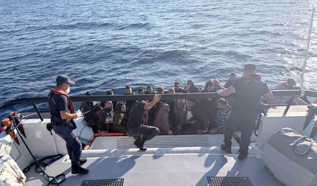 Bodrum’da 35 düzensiz göçmen yakalandı