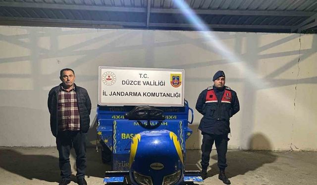 Çalınan pat pat jandarma tarafından 2 günde bulundu