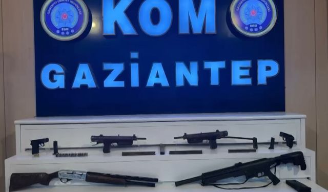 Gaziantep’te bağ evine kaçak silah operasyonu: 6 silah ele geçirildi