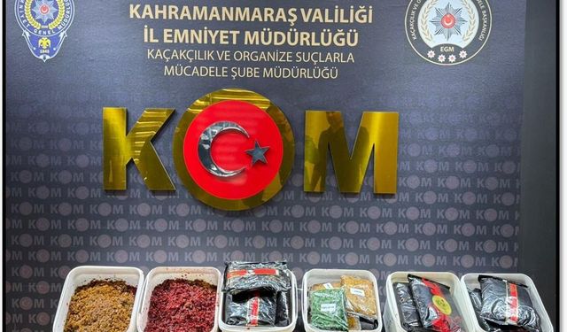 Kahramanmaraş’ta kaçakçılıkla mücadele