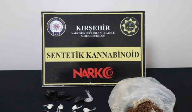 Kırşehir’de uyuşturucu operasyonu: 1 şüpheli tutuklandı