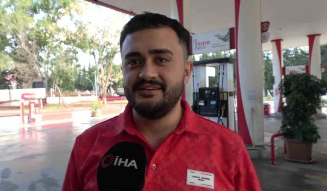 Mizah amaçlı video çekmek isterken 10 TL’sini kargaya kaptırdı