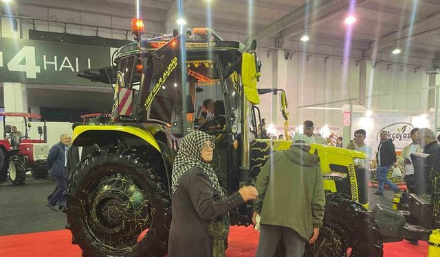 Modifiye traktörler Bursa Tarım Fuarı’nın ilgi odağı oldu