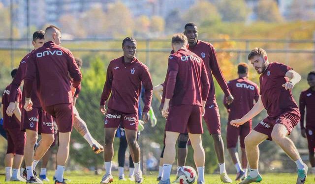 Trabzonspor, Galatasaray maçının hazırlıklarını tamamladı