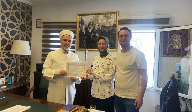 Ukraynalı Khrystyna Bodrum’da müslüman oldu