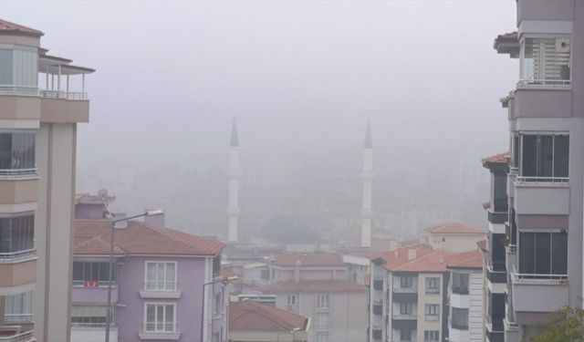 Amasya'da sis etkili oldu