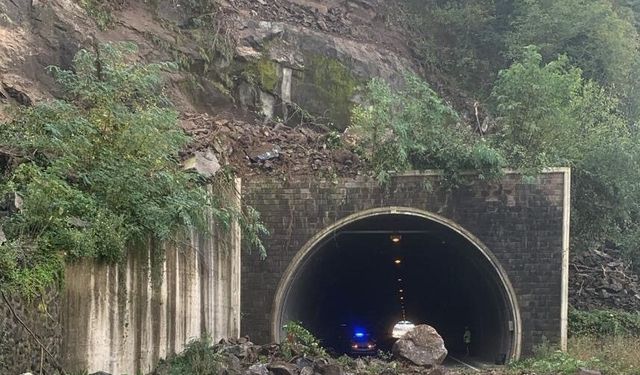 Artvin'de heyelan nedeniyle kapanan Kemalpaşa-Sarp Sınır Kapısı karayolu ulaşıma açıldı