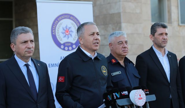 İçişleri Bakanı Yerlikaya, 'Narkokapan Antalya-2' operasyonuna ilişkin konuştu: