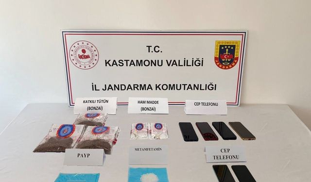 Kastamonu'da uyuşturucuyla yakalanan 9 şüpheli gözaltına alındı