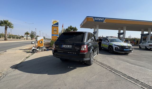 Kilis'te motosiklet ile SUV tipi araç çarpıştı, 1 kişi yaralandı