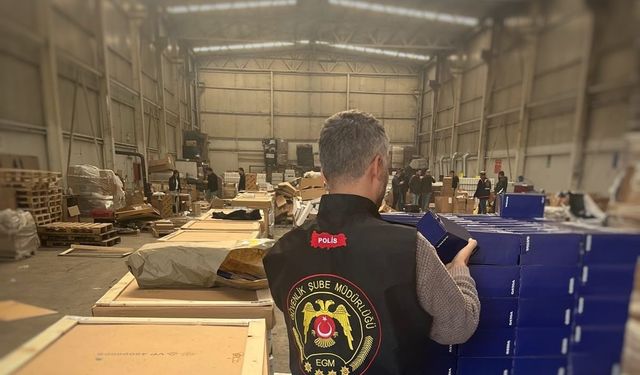 Kocaeli'de 38 bin 208 taklit araç parçası ele geçirildi