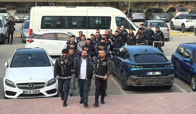 Muğla merkezli 7 ilde düzenlenen suç örgütü operasyonunda 10 şüpheli yakalandı