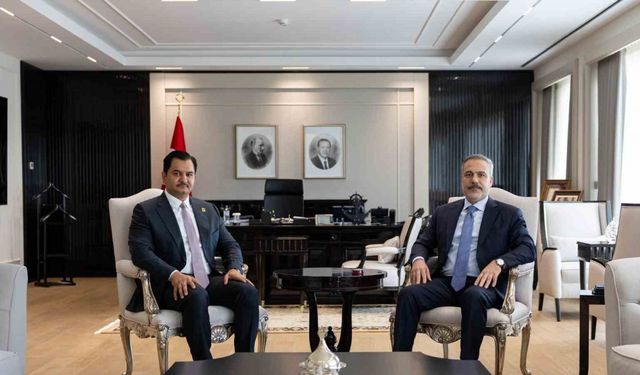 Bakan Fidan, Libya Ulusal Ordusu Genel Komutan Yardımcısı Orgeneral Hafter’i kabul etti