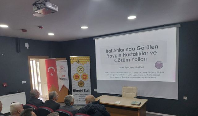 Bingöl’de arıcılara seminer verildi