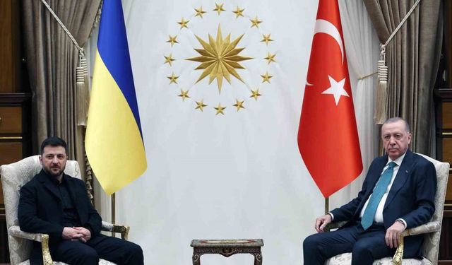 Cumhurbaşkanı Erdoğan, Ukrayna Devlet Başkanı Zelenskiy ile bir araya geldi