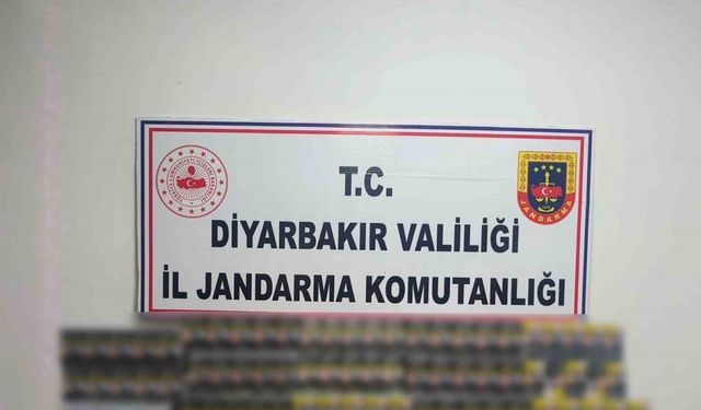 Diyarbakır’da kaçakçılık operasyonları: 10 bin dolu makaron, 3 bin paket sigara ele geçirildi