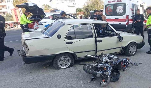 Hatalı sollama kaza getirdi: 2 yaralı