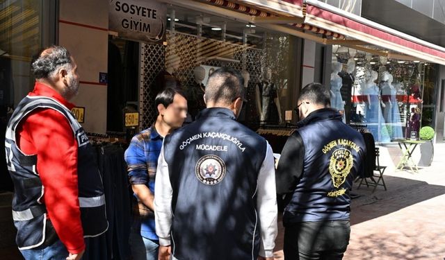 Kırşehir’de 5 düzensiz göçmen yakalandı