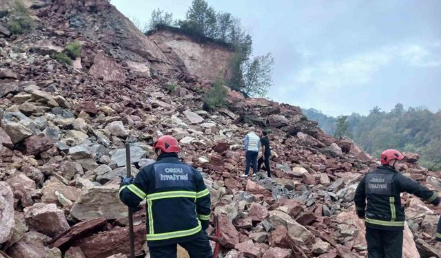 Ordu’da taş ocağında göçük: 2 kişi enkaz altında kaldı