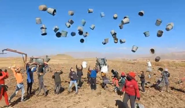 Patnos’ta patates hasadı tamamlandı: 500 Dönüm araziden  bin 650 ton ürün elde edildi