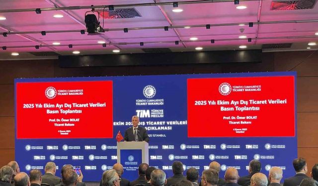 Ticaret Bakanı Bolat: "2025 yılı Ekim ayında ihracatımız yüzde 2,3 artışla 24 milyar dolar olarak gerçekleşti"