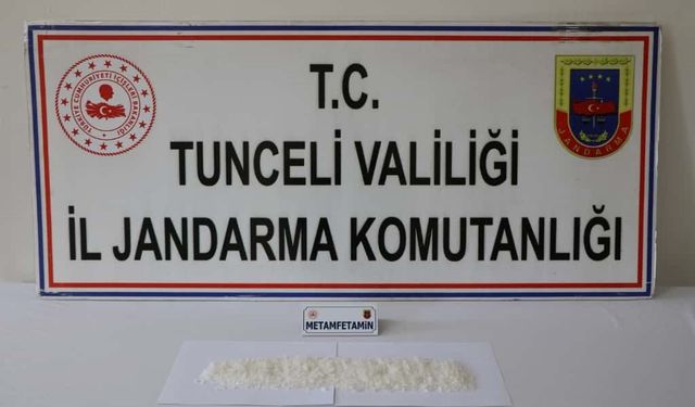 Tunceli’de metamfetamin operasyonu: 3 bin içimlik uyuşturucu ele geçirildi