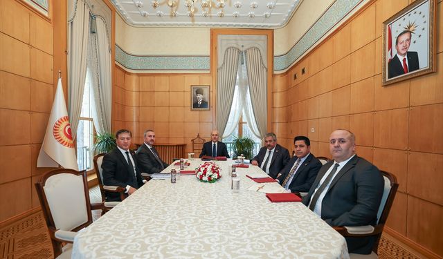 TBMM Başkanı Kurtulmuş'tan Milli Dayanışma, Kardeşlik ve Demokrasi Komisyonu görüşmesi