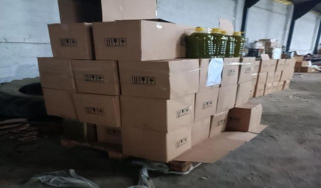 Aydın'da piyasa sürülmeye hazırlanan 931 litre sahte yağ yakalandı