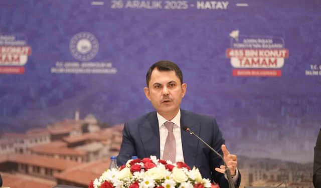 Bakan Kurum: 'Mazlum coğrafyalara uzanacak, Suriye'deki, Gazze'deki kardeşlerimizin yanında olacağız'