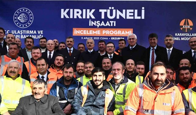 Bakan Uraloğlu: "Dağların kalbine mühendislik imzası atan bir eser"