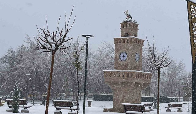 Batman'da kar sevinci: Sokaklar beyaza büründü