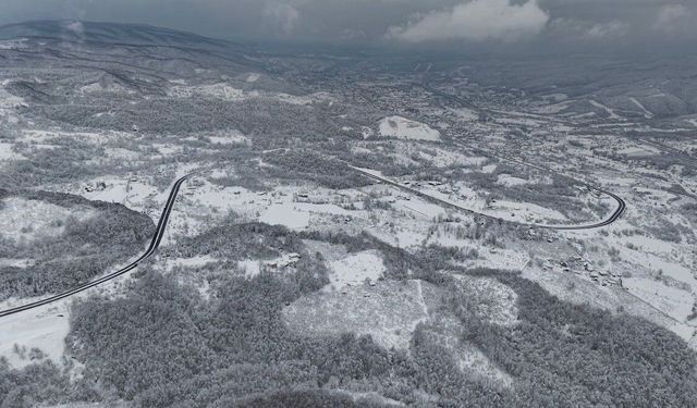 Bolu Dağı'nda ulaşım açık, manzara kartpostallık