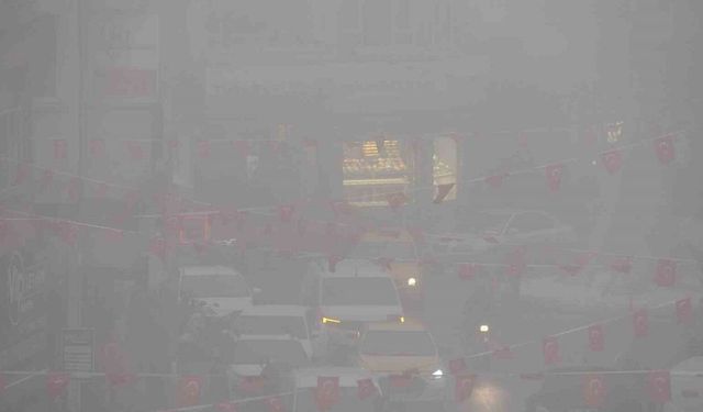 Kilis’te yoğun sis etkili oldu