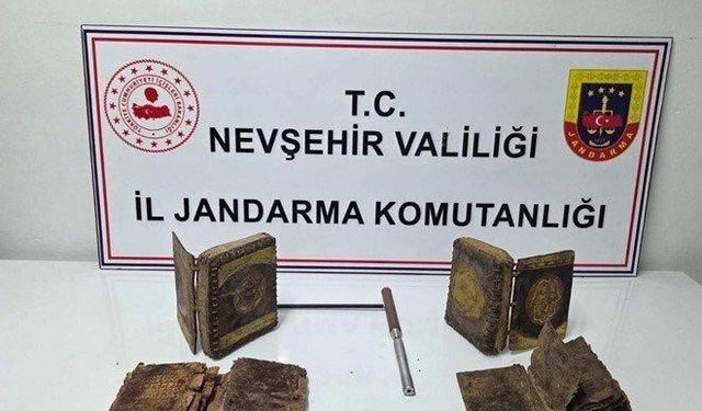 Nevşehir’de tarihi eser değeri taşıyan 2 adet Tevrat bulundu