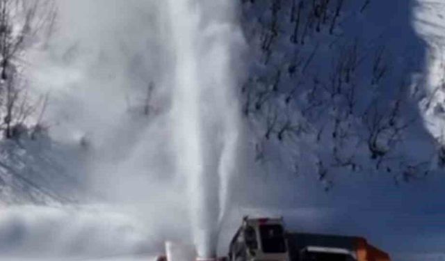 Tunceli'de kar yağışı etkili oldu, 254 köy yolu ulaşıma kapandı