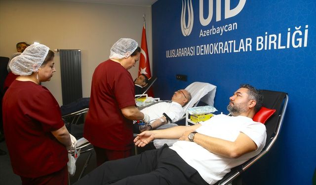 Azerbaycan'da 20 Ocak Katliamı kurbanları anısına kan bağışı kampanyası yapıldı
