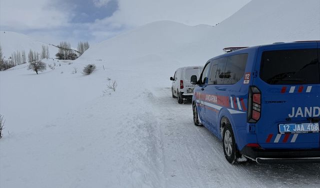 Bingöl'de Karlıova-Yedisu kara yolu çığ nedeniyle ulaşıma kapandı
